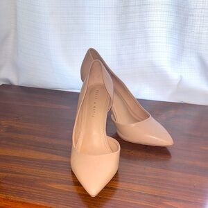 Kelly & Katie Beige Pointed Heels